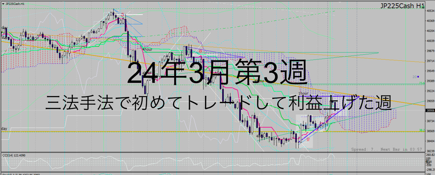 24年3月3週_三法1週_日経で三法を見てトレードできた週1.2k→1.5k