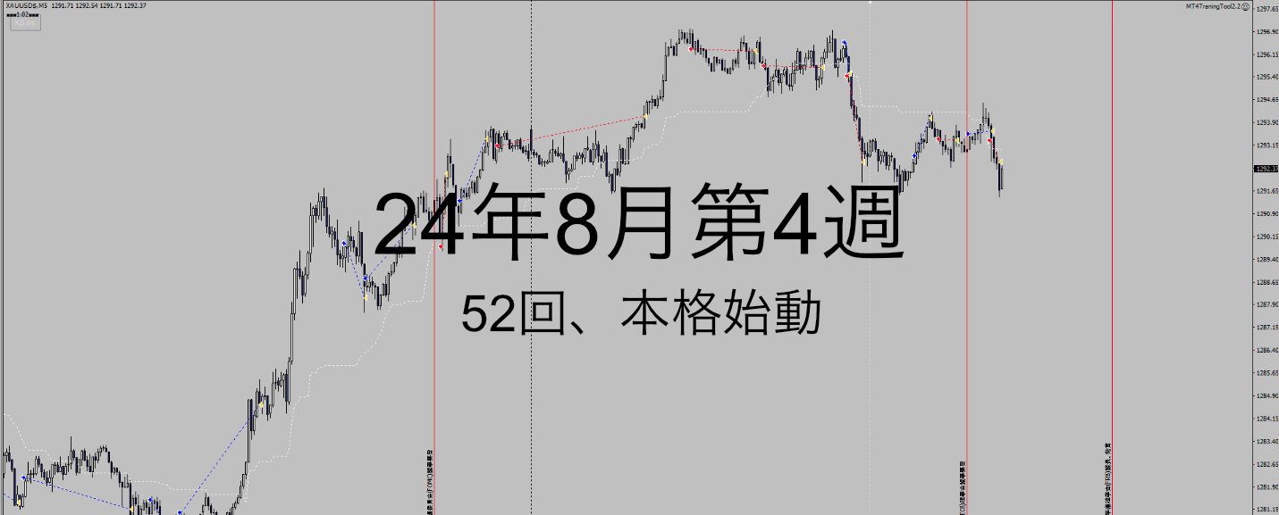 24年8月4週_検証3週_52回、本格始動